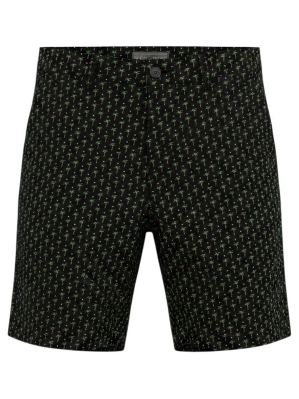 Slate & Stone Palm Tree Polka Dot Chino Shorts Mens W36 Black Tropical EUC